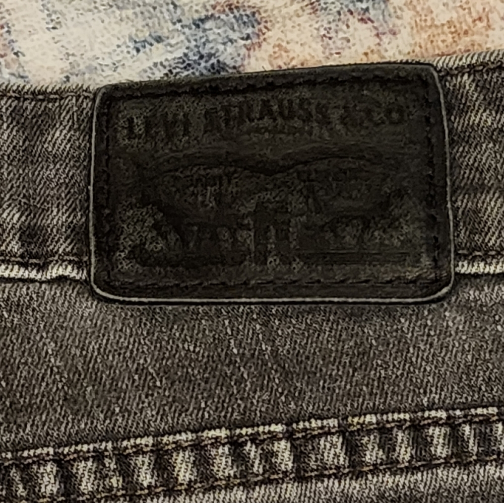Levis 721 High Rise Skinny Jeans Flag Stone Gray Size W28 L32 - Picture 13 of 14